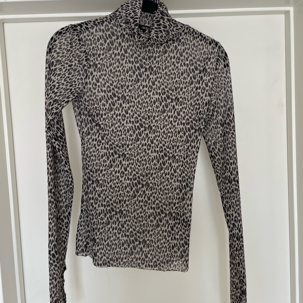 AFRM Sheer Turtleneck